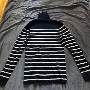 Chicos striped turtleneck top